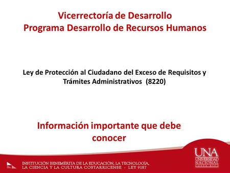 Información importante que debe conocer