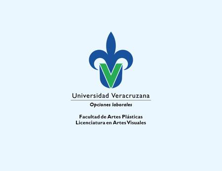 Facultad de Artes Plásticas Licenciatura en Artes Visuales