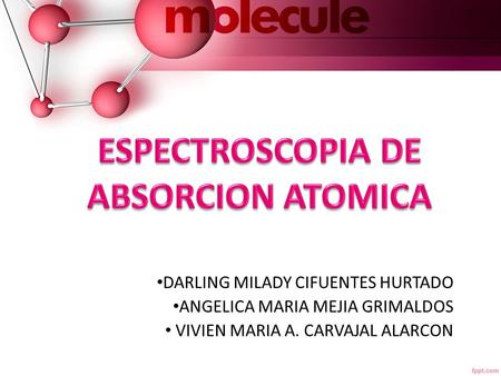 ESPECTROSCOPIA DE ABSORCION ATOMICA