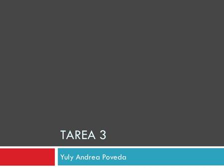 Tarea 3 Yuly Andrea Poveda.
