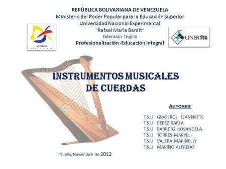 Instrumentos musicales