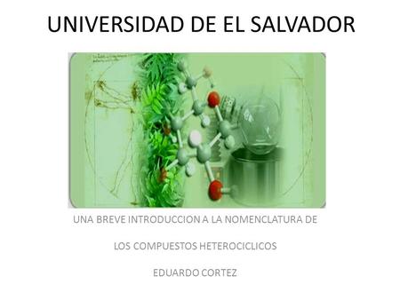 UNIVERSIDAD DE EL SALVADOR