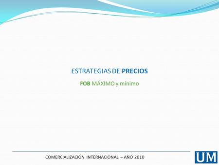 ESTRATEGIAS DE PRECIOS