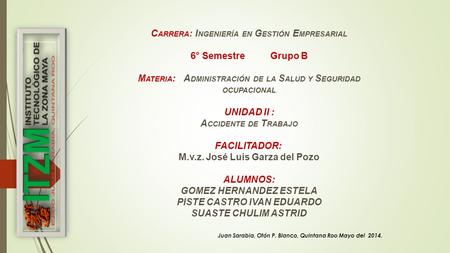 Carrera: Ingeniería en Gestión Empresarial 6° Semestre Grupo B