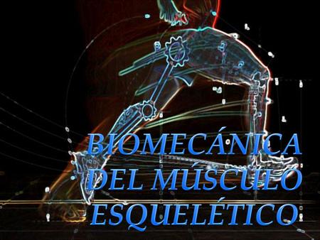 BIOMECÁNICA DEL MÚSCULO ESQUELÉTICO
