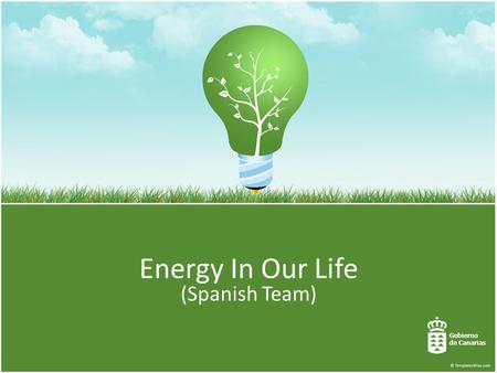Energy In Our Life (Spanish Team) Gobierno de Canarias.