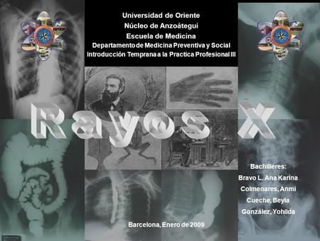 Rayos X Universidad de Oriente Núcleo de Anzoátegui