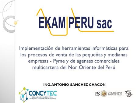ING. ANTONIO SANCHEZ CHACON