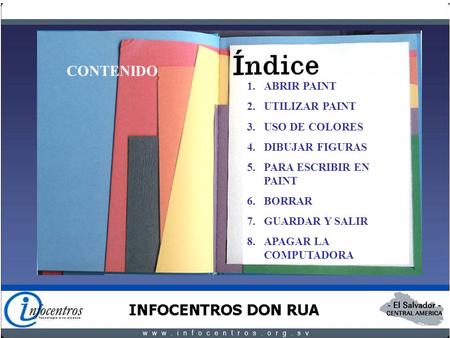 CONTENIDO ABRIR PAINT UTILIZAR PAINT USO DE COLORES DIBUJAR FIGURAS