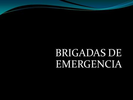 BRIGADAS DE EMERGENCIA