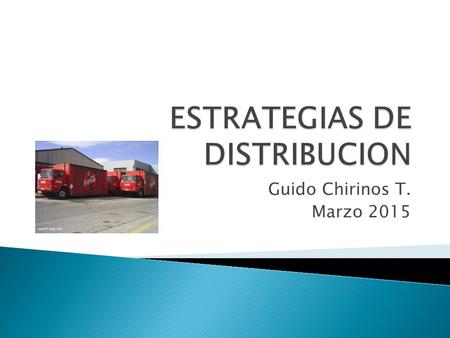 ESTRATEGIAS DE DISTRIBUCION