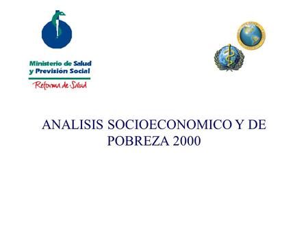 ANALISIS SOCIOECONOMICO Y DE POBREZA 2000