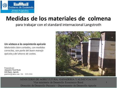 Un vistazo a la carpintería apícola