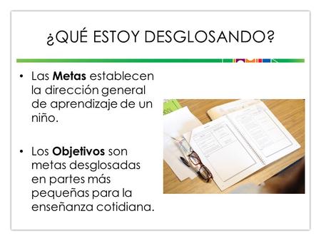 ¿Qué estoy desglosando?
