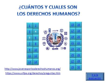 ¿CUÁNTOS Y CUALES SON LOS DERECHOS HUMANOS?