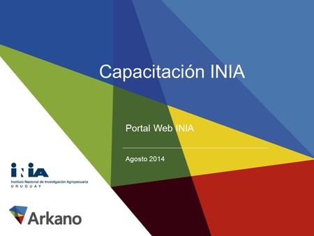 Capacitación INIA Portal Web INIA Agosto 2014. Newsletter Creación de nuevas newsletter con interfaz de usuarios Edición de newsletter desde interfaz.