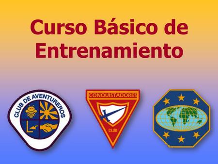 Curso Básico de Entrenamiento