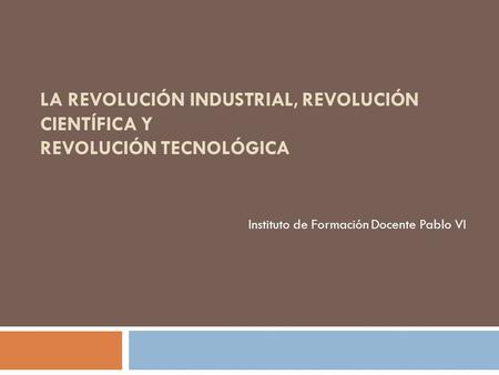Instituto de Formación Docente Pablo VI