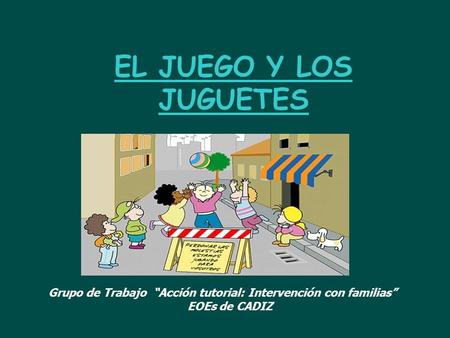 Grupo de Trabajo “Acción tutorial: Intervención con familias”