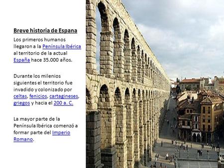 Breve historia de Espana