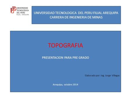 PRESENTACION PARA PRE GRADO