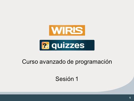1 Curso avanzado de programación Sesión 1. 2 aleatorio() funciones aleatorias si... entonces...