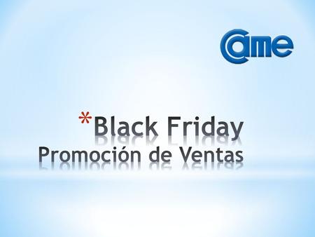 ¿Qué es el Black Friday? Es un evento de promoción de ventas, en el cual los comercios adheridos ofrecen descuentos importantes (hasta 70%) para liquidar.