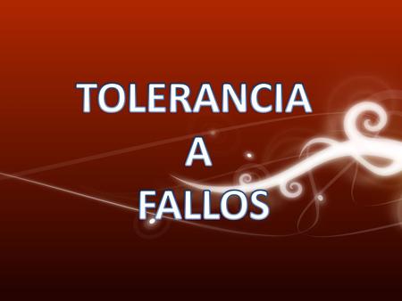 Una caracteristica de los sistemas distribuidos, quelos difiere de los sistemas singulares, es la nocion para errores parciales. Un error parcial puede.
