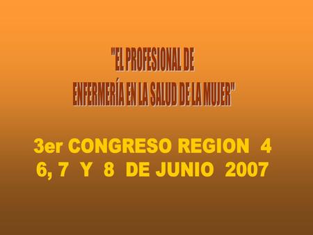ENFERMERÍA EN LA SALUD DE LA MUJER