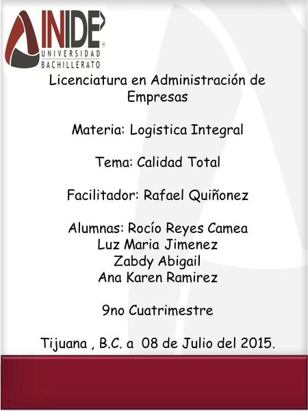 Licenciatura en Administración de Empresas