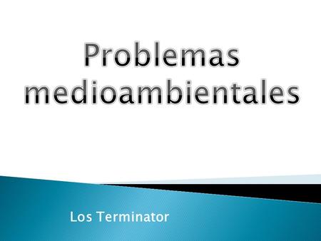 Problemas medioambientales