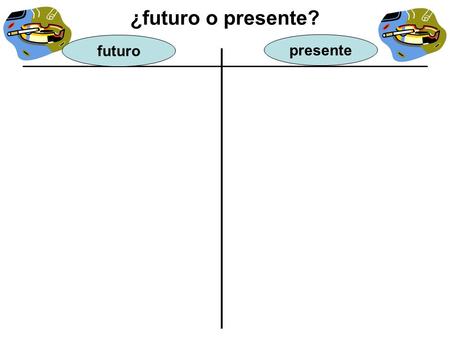 ¿futuro o presente? presente futuro.