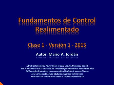 Fundamentos de Control Realimentado