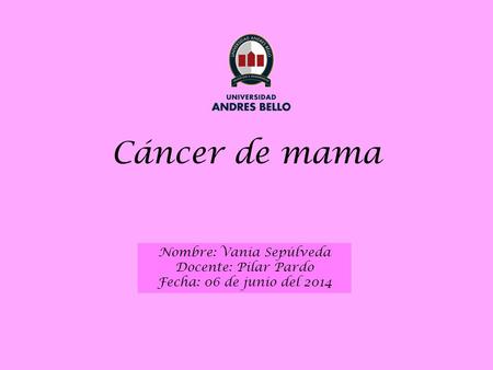Nombre: Vania Sepúlveda