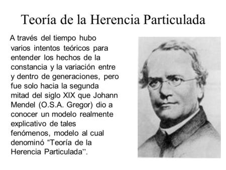 Teoría de la Herencia Particulada