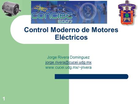 Control Moderno de Motores Eléctricos