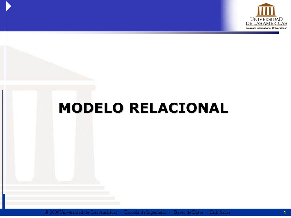 MODELO RELACIONAL. - ppt descargar