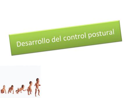 Desarrollo del control postural
