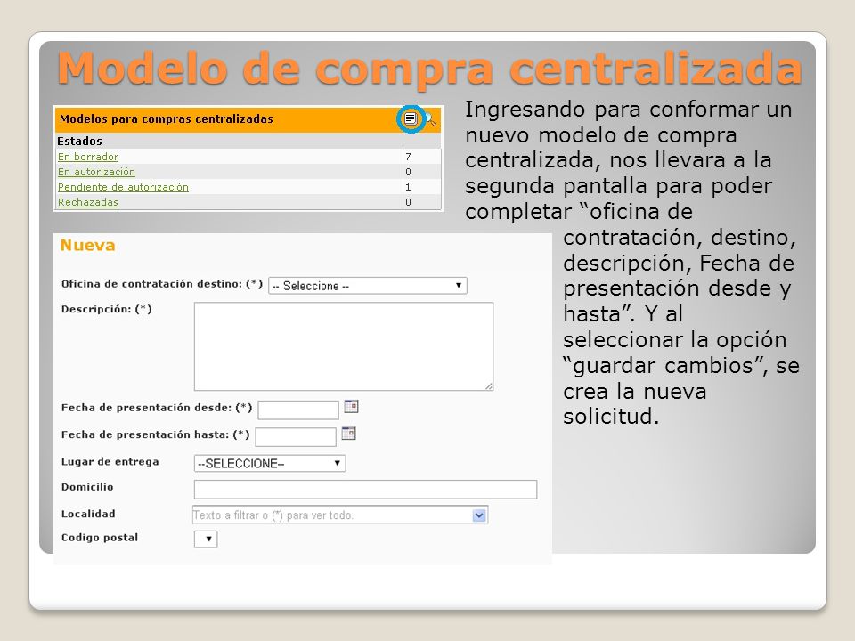 Modelo de compra centralizada - ppt descargar