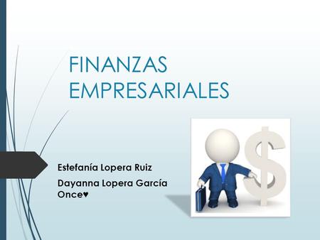 FINANZAS EMPRESARIALES