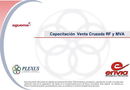 Capacitación Venta Cruzada RF y MVA