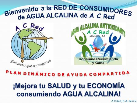 ¡Mejora tu SALUD y tu ECONOMÍA consumiendo AGUA ALCALINA!
