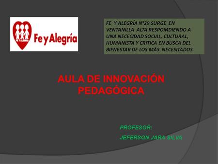 AULA DE INNOVACIÓN PEDAGÓGICA