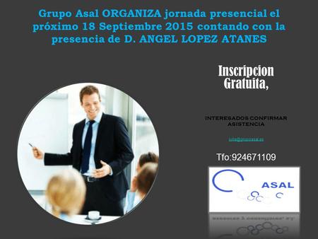 interesados confirmar asistencia