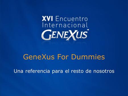 Una referencia para el resto de nosotros