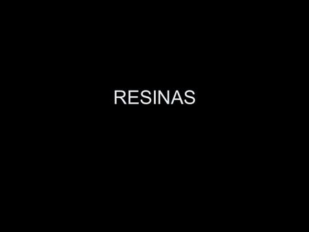 RESINAS.