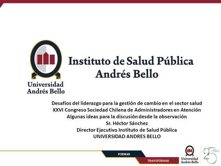 Desafíos del liderazgo para la gestión de cambio en el sector salud