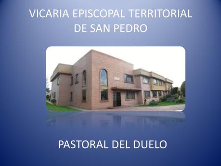 VICARIA EPISCOPAL TERRITORIAL DE SAN PEDRO