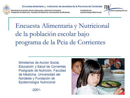 Ministerios de Acción Social, Educación y Salud de Corrientes