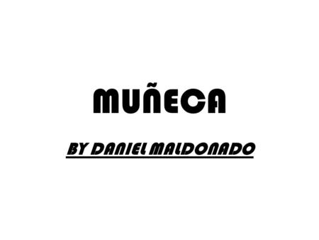 MUÑECA BY DANIEL MALDONADO. SPORTS AUTHORITY Dante y yo fue a la tienda Sports Authority a compré equipo de deportes.